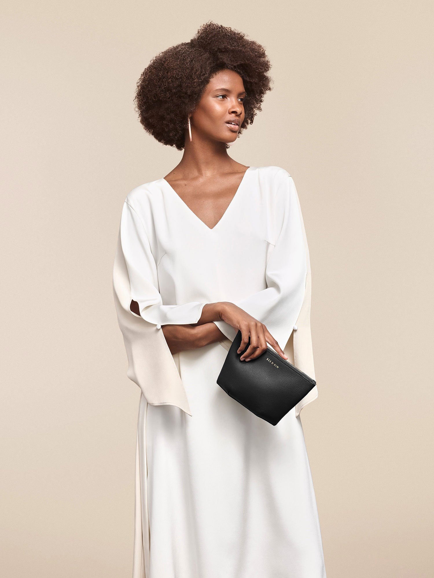 black pouch purse