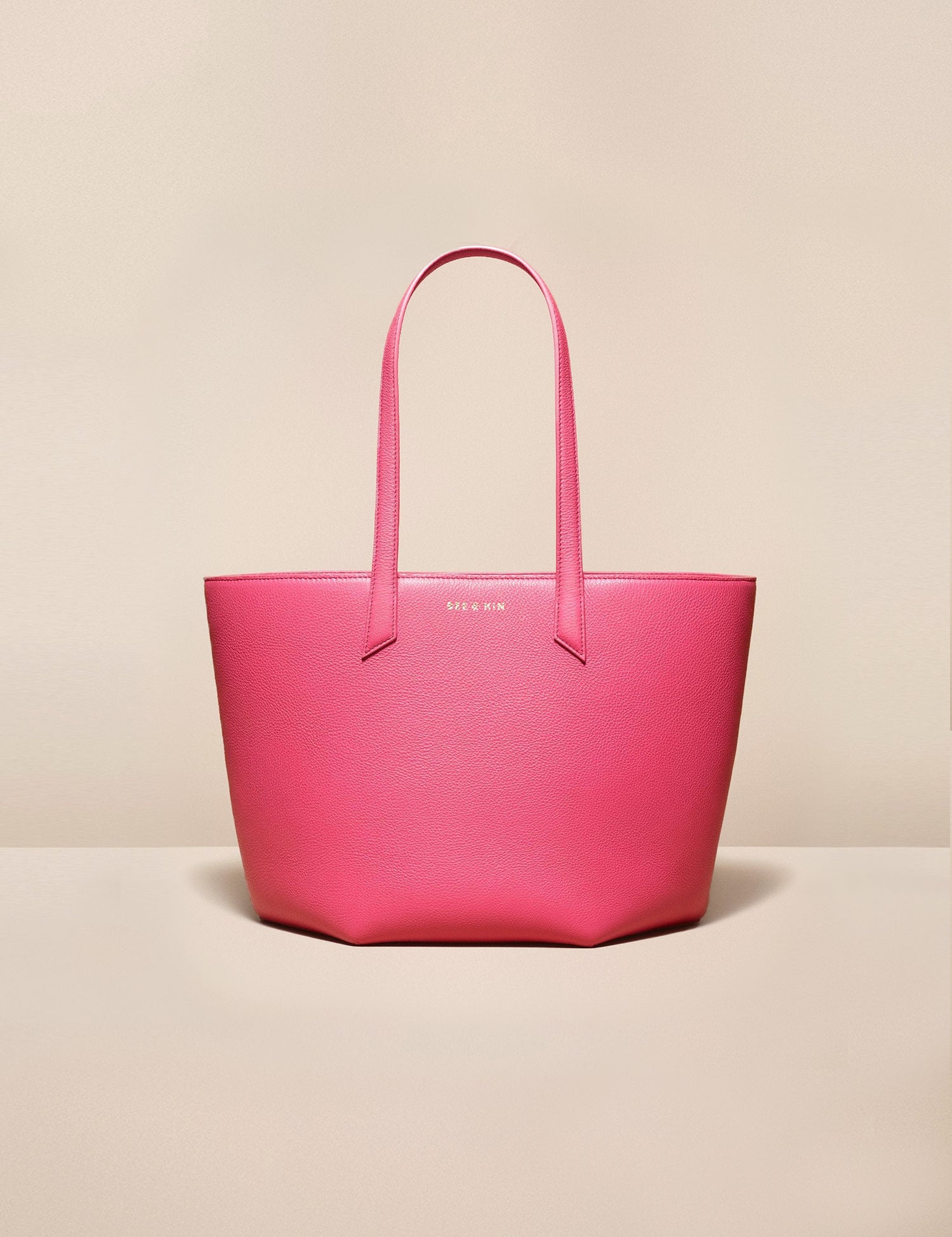 pink carryall tote