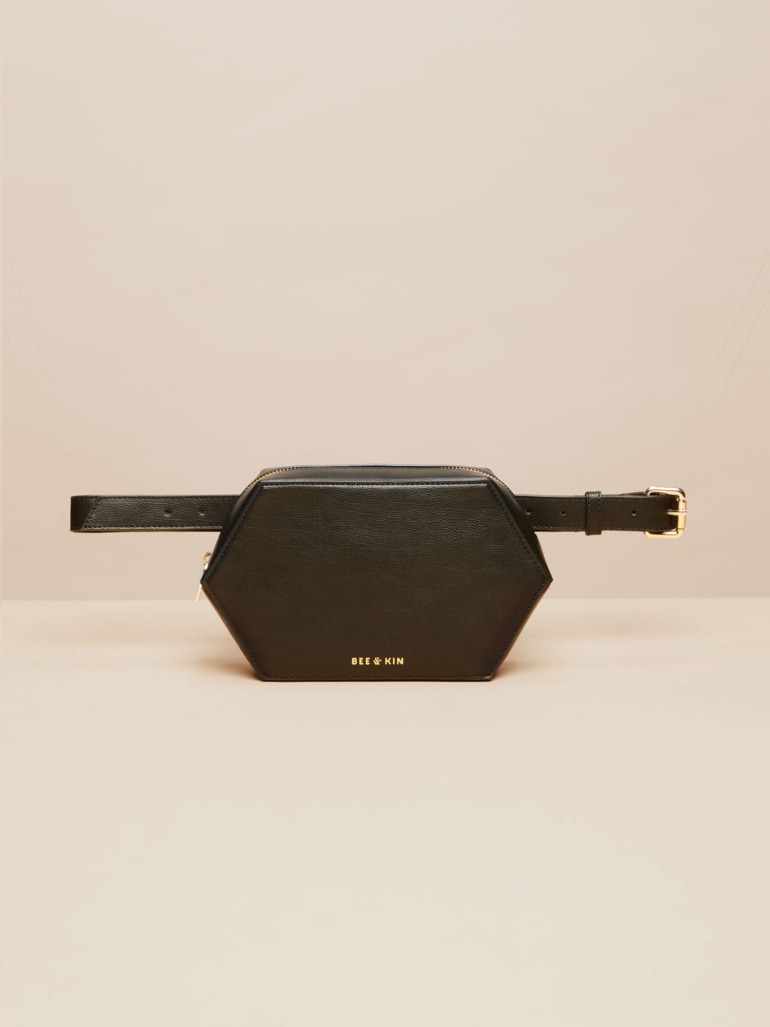 Black Vegan Belt Bag