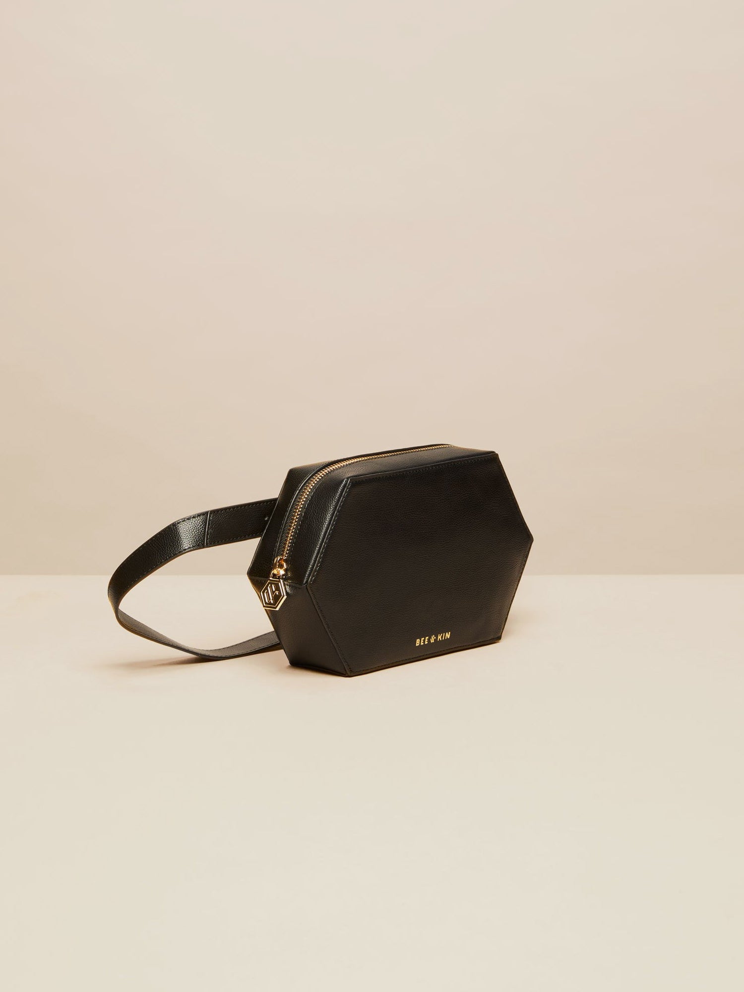 Black Vegan Belt Bag