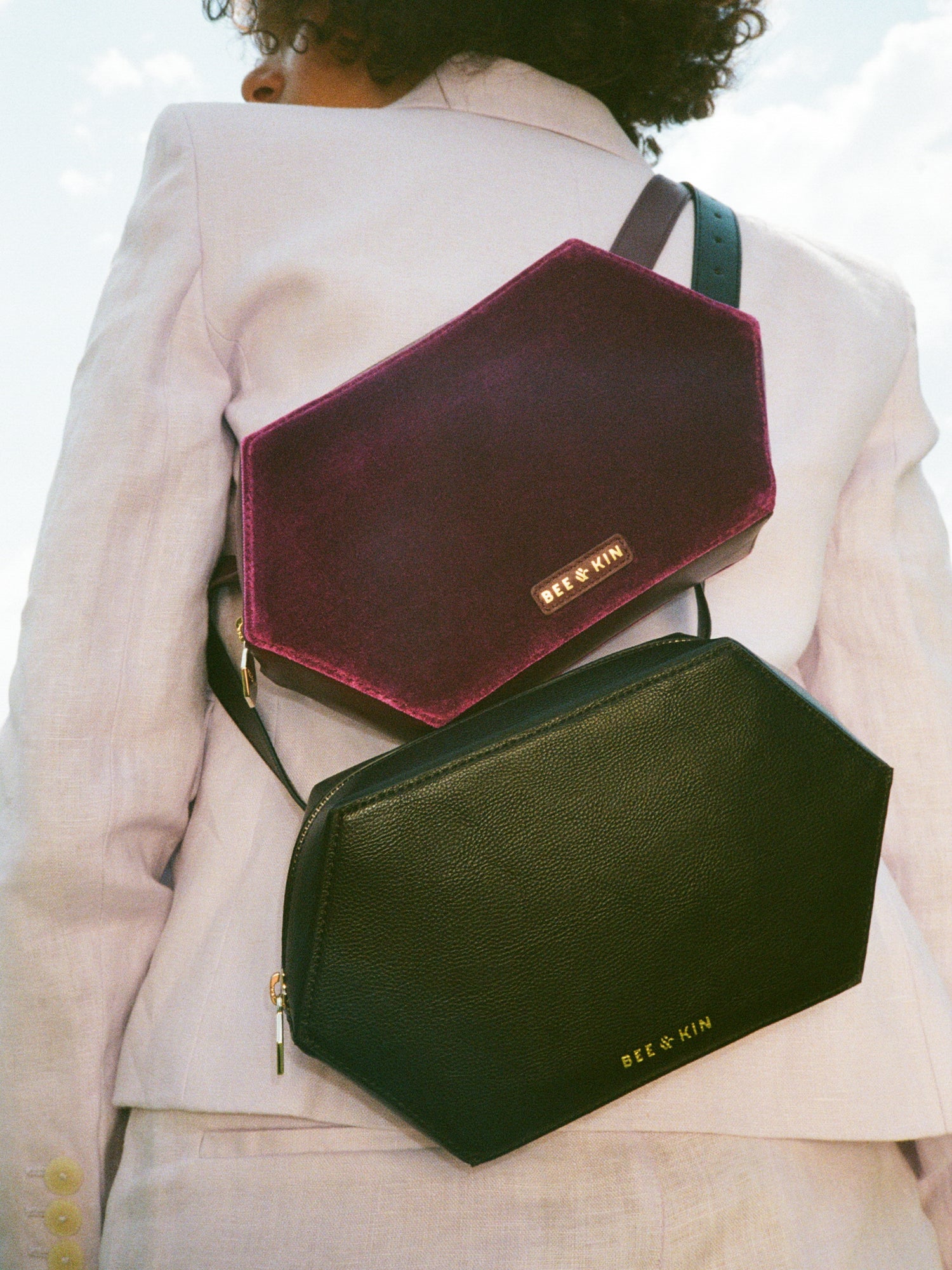Black Vegan Belt Bag