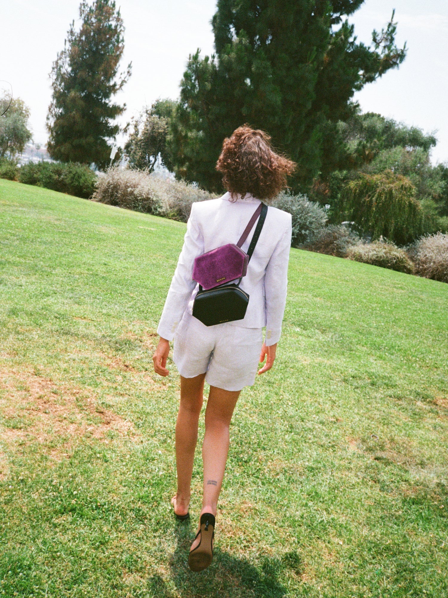 Black Vegan Belt Bag