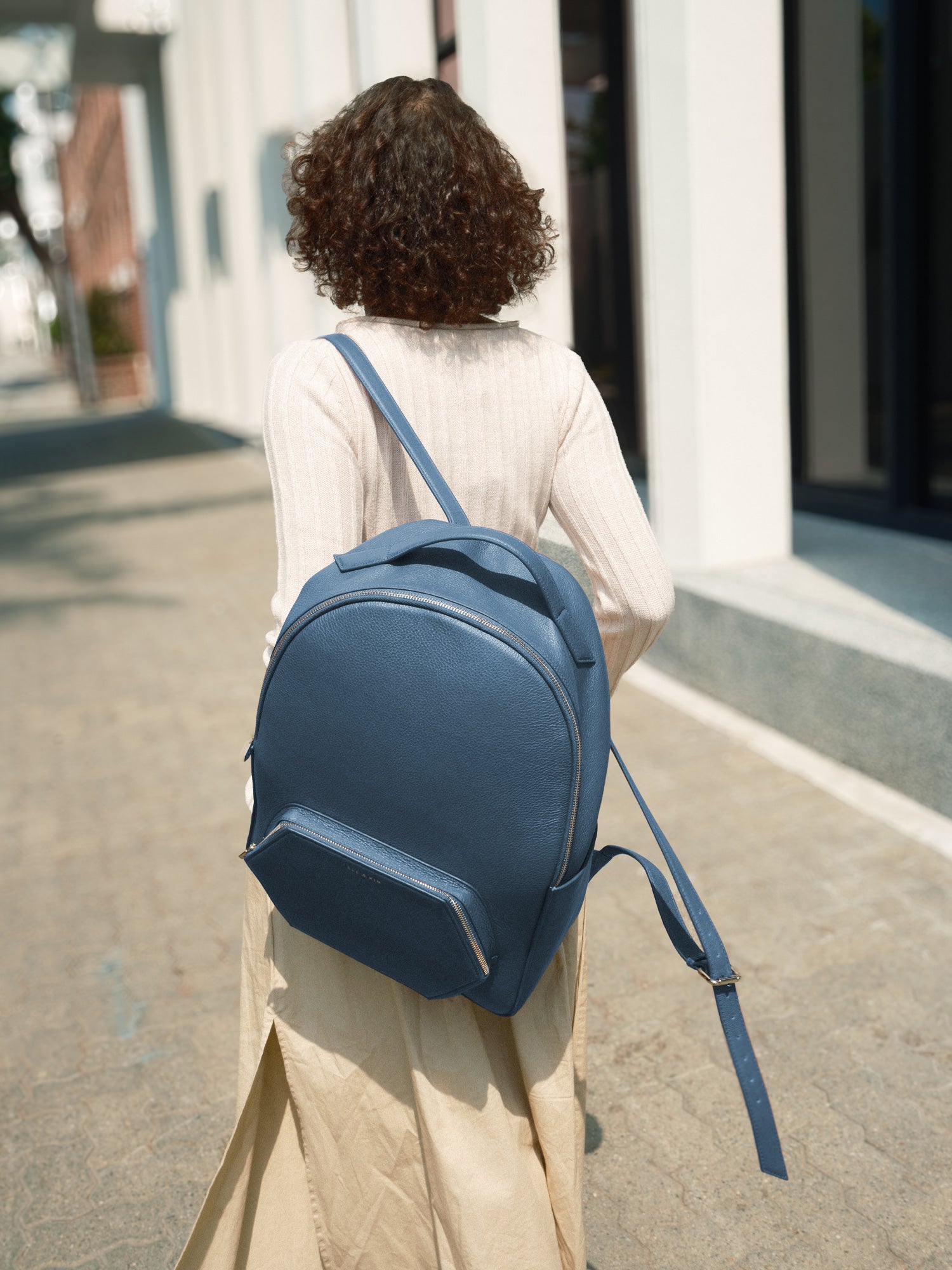 Luxury Leather Backpack | Nomad Backpack In Ink