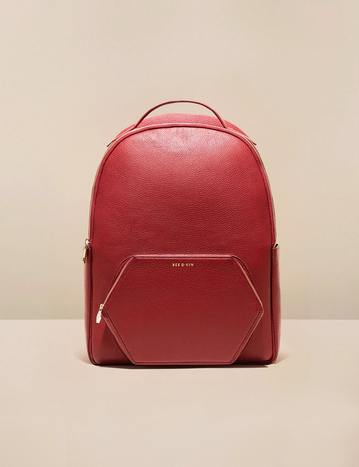 The Nomad Backpack In Sangria | Luxury Leather Backpack
