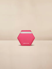 Pink Leather Card Case