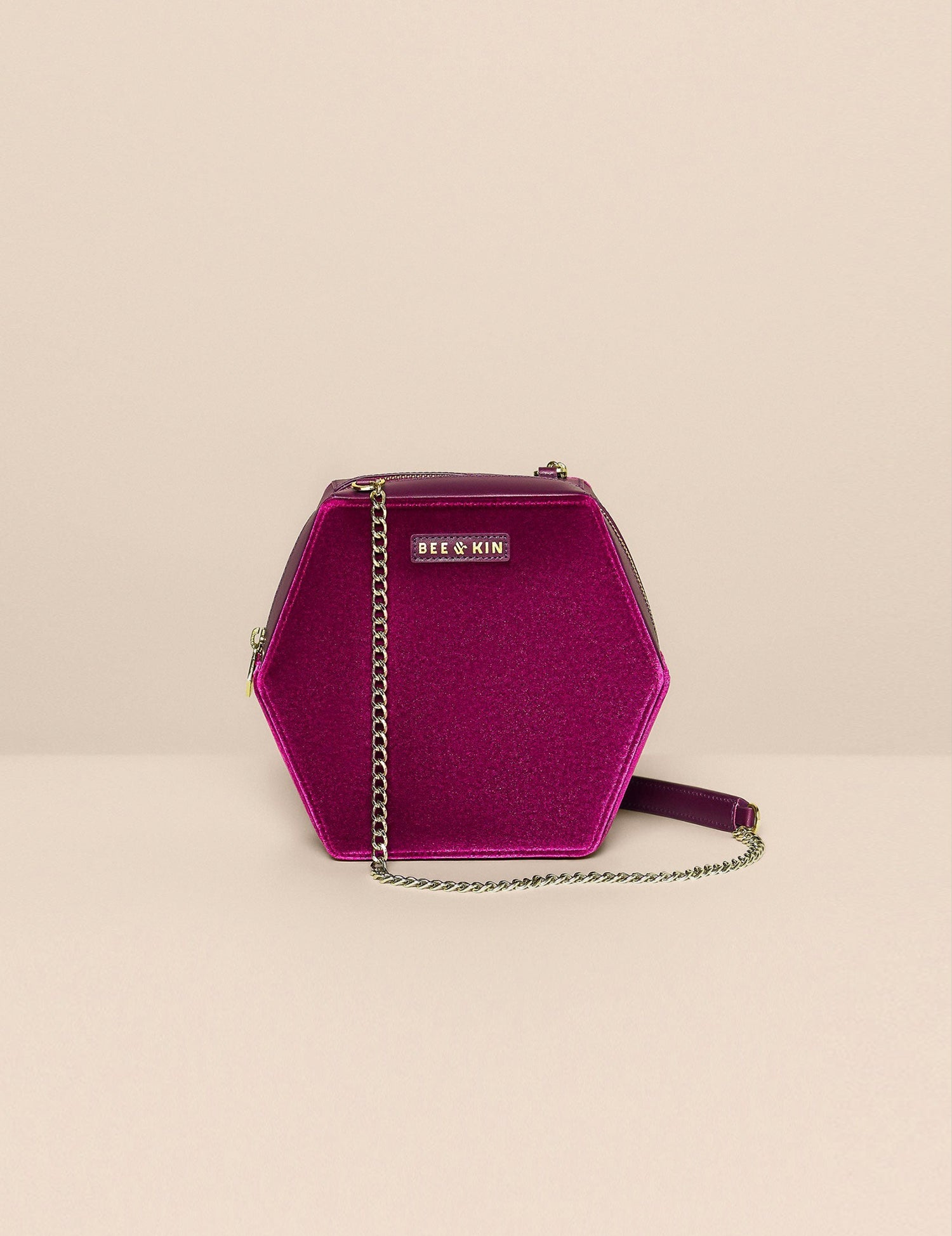hexagon crossbody bag
