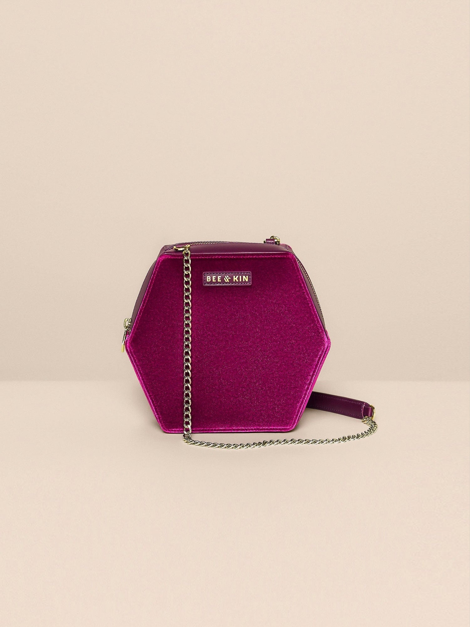 hexagon crossbody bag