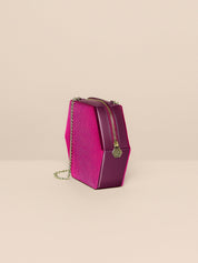 hexagon crossbody bag