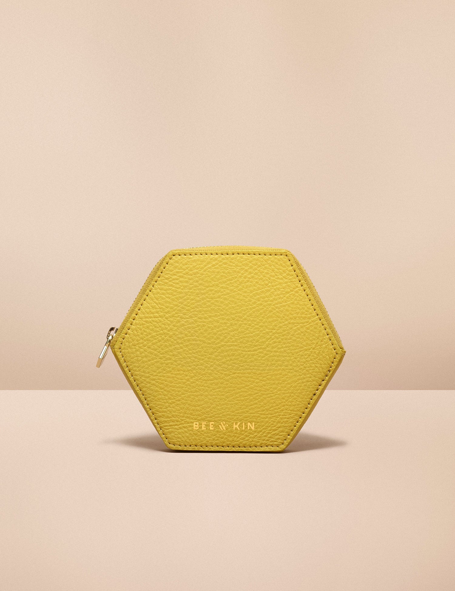 yellow coin purse
