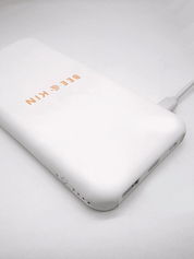 wireless charger phone holder in white