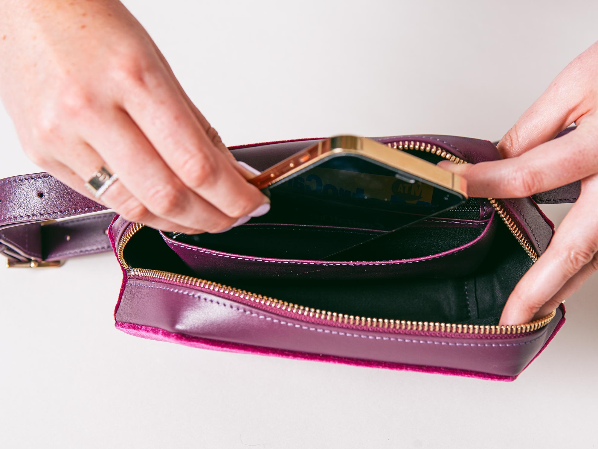 Velvet Belt Bag