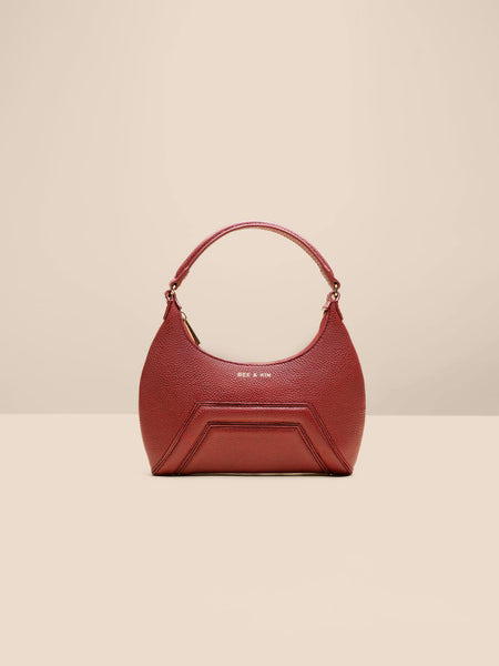 The Mini Baguette Bag in Sangria | BEE & KIN – BEE AND KIN