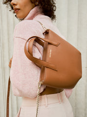 brown carryall crossbody