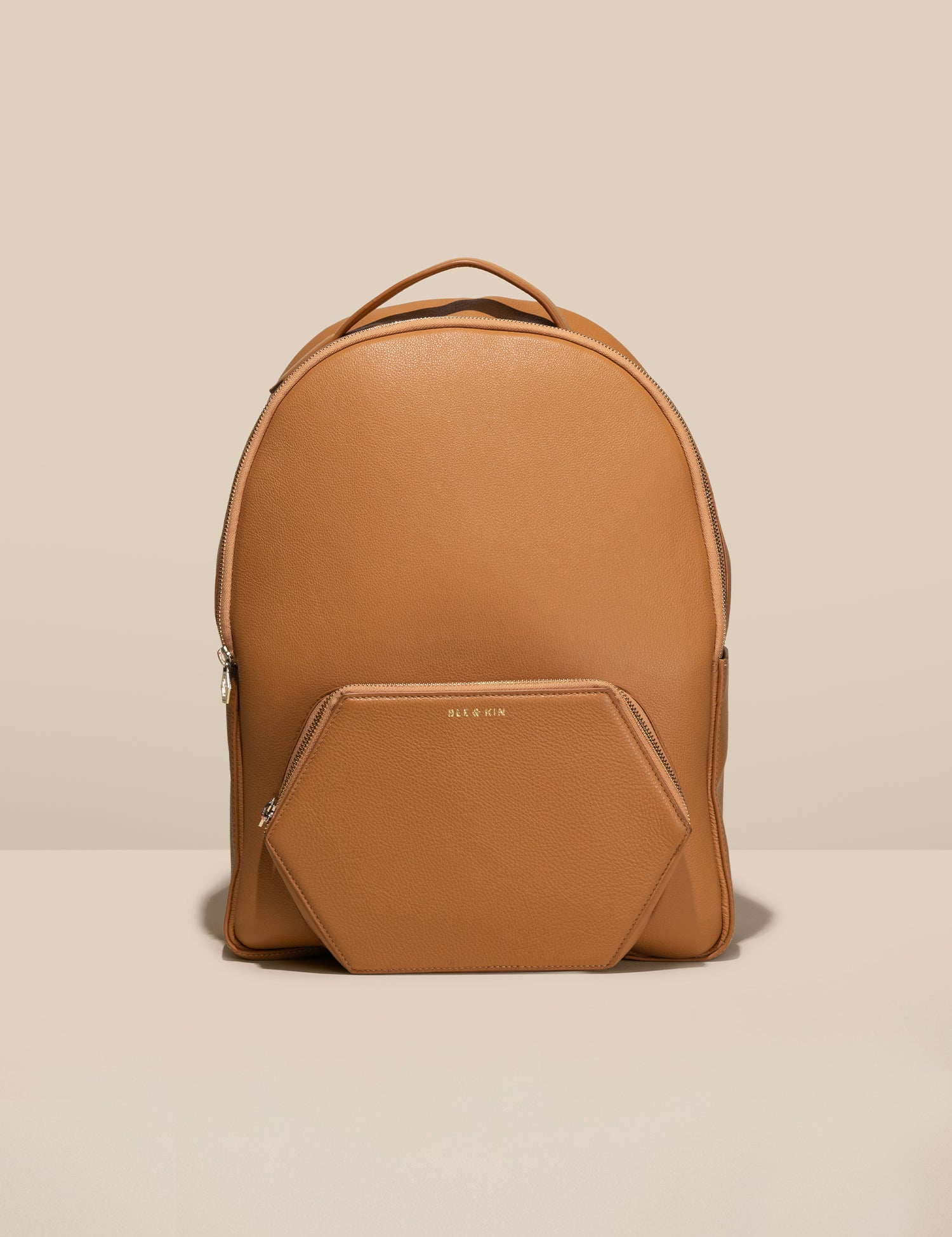 Nomad Backpack In Honey | Luxury Leather Backpack