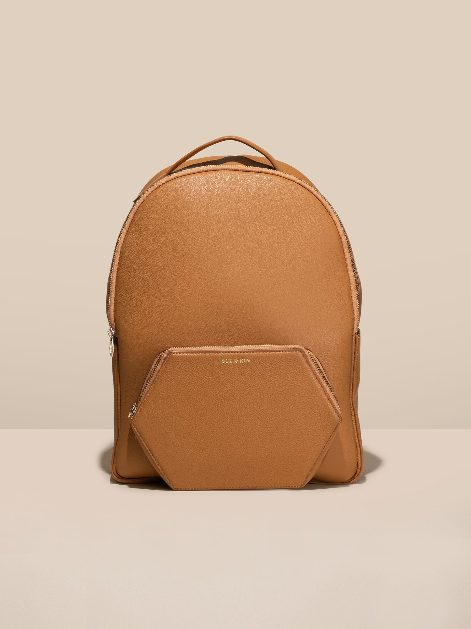 Nomad Backpack In Honey | Luxury Leather Backpack