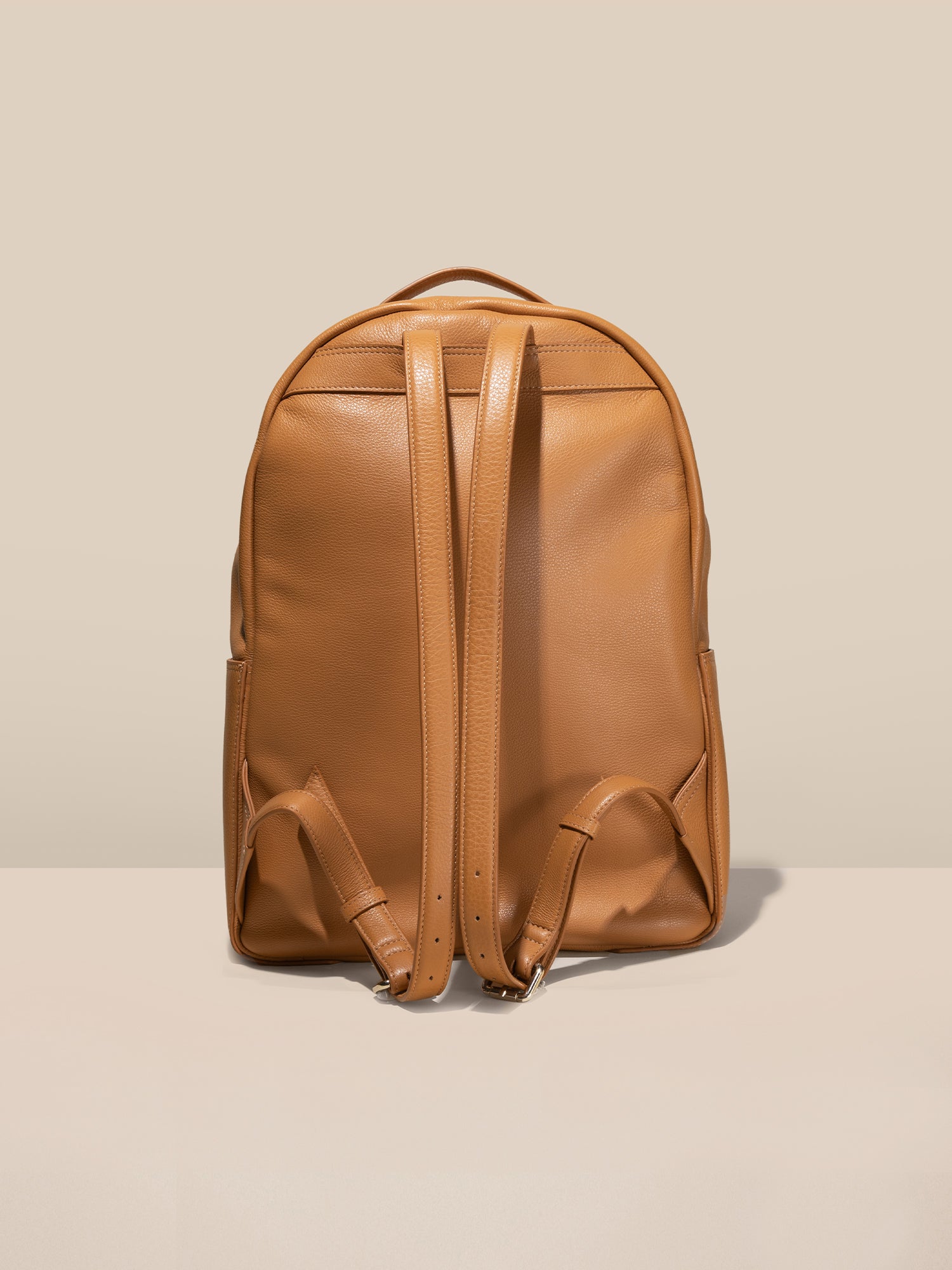 Dolce Hill - Golden top Bee Leather Backpack