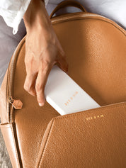 Nomad Backpack In Honey | Luxury Leather Backpack