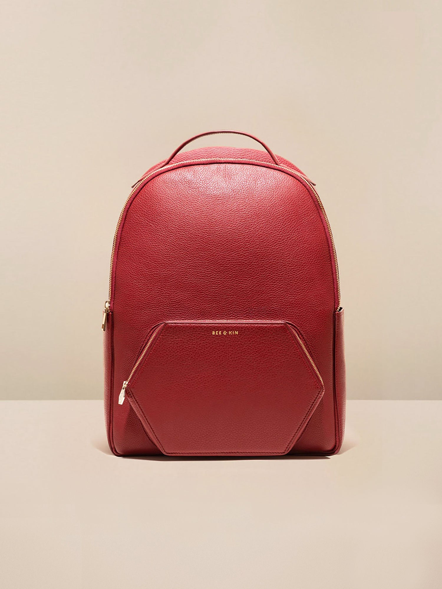 The Nomad Backpack In Sangria | Luxury Leather Backpack – BEE AND KIN